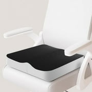 Memory Foam Seat Cushion for Office Chair, Thick Pressure Relief Pad for Prolonged Sitting, Breathable Polyester Fabric with Non-Slip Bottom, Ideal for Students and Home Use