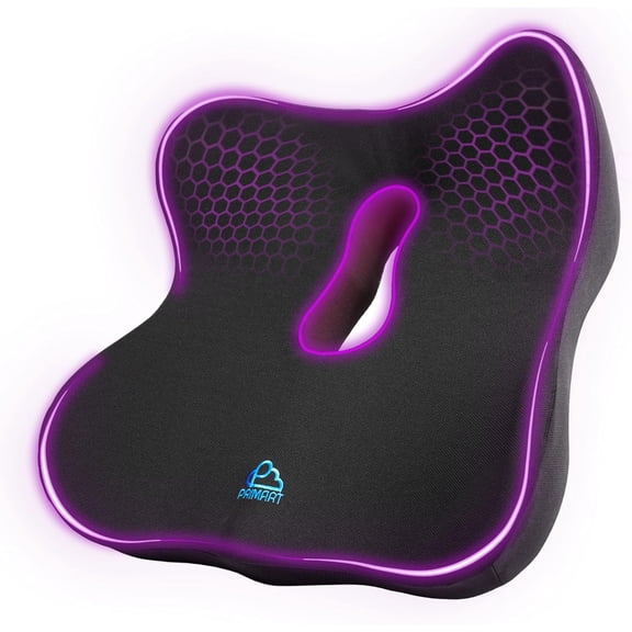 Memory Foam Seat Cushion for Pressure Relief, Ergonomic Office Chair Cushion for Coccyx, Sciatica & Tailbone Pain Relief, Hemorrhoid Donut Pillow, Cushion for Postpartum Pregnancy, After Surgery