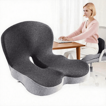 Trucker Seat Cushion – Memory Foam, Long Sitting Support For Office, Car, Truck