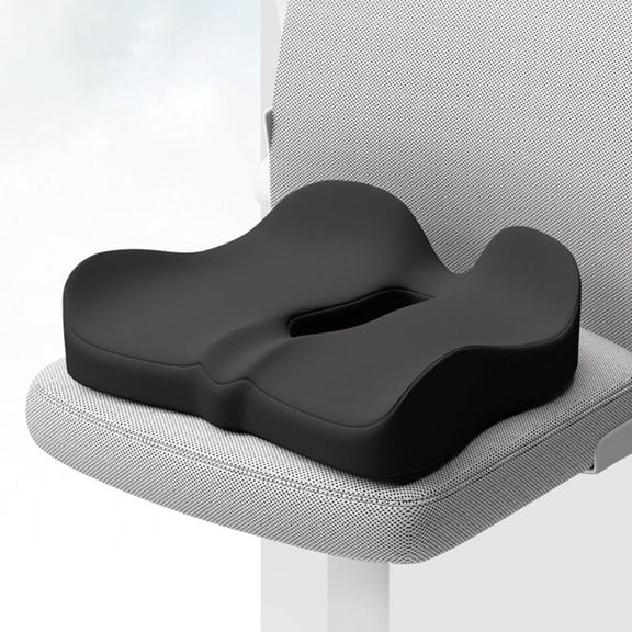 Memory Foam Seat Cushion for Tailbone Support and Sciatica with Breathable Design