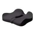 thumbnail image 1 of Memory Foam Seat Cushion with Coccyx Support for Tailbone and Ergonomic Sitting Comfort, 1 of 8