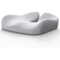 thumbnail image 1 of Seat Cushion for Office Chair, Memory Foam Coccyx Pillow for Tailbone Pain Relief, Ergonomic Desk Chair Cushion, Gray, 1 of 7