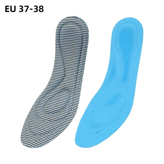 Memory Foam Shoe Insoles For Men Women Running Trainer Inner Soles Foot Inserts-Size 5-5.5, EU 37-38