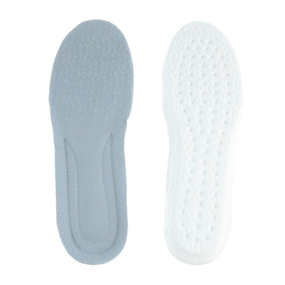 Memory Foam Shoe Insoles, Shock Absorption Flexible Replacement Insoles, Memory Foam Thick Trainer Shoe Insoles, Cushioned Clouds Barefoot in Soles for Running Shoes