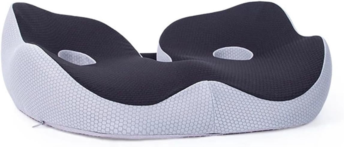 Memory Foam Sit Bone Relief Seat Cushion for Butt Lower Back Hamstrings ...