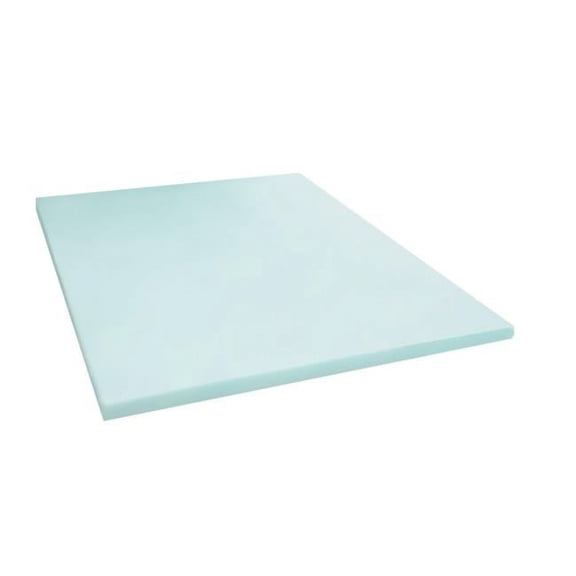 Memory Foam Solutions UBSMSFGS2WMP2 Waterproof Mattress Cover and Two Shredded Comfort Pillows and Full / Double Size 1 Inch Thick Gel Swirl Visco Elastic Memory Foam Mattress Bed Topper Made in the U