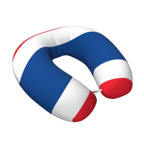 Memory Foam Travel Neck Pillow For Airplane Car Home Portable Soft Plush Removable Washable Cover Neck Support Pillows Thailand Flag