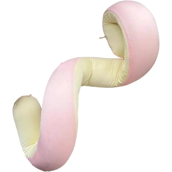 Memory Foam Travel Pillow,Adjustable Spiral Wrapping Cushion Headrest | Lightweight Neck Pillow for Travel,for Home Office Car Rides Airplane Road Trip Camping Sleeping Head Chin Support