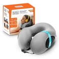 thumbnail image 1 of BLACK+DECKER Memory Foam Travel Pillow, Ergonomic Cervical Neck Pillow, Gray, 1 of 8