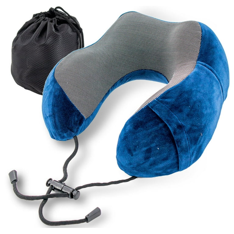 Orthopedic Memory Foam Travel Pillow, 360-Degree Head Support