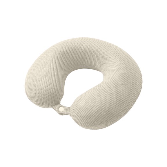 Memory Foam U-Shaped Travel Pillow,Soft & Gentle Care, Curved Design for Neck Support, Lightweight & Compact for Car, Bus, Train, Airplane, Bed, Couch, Beach - Easy Clean with Zipper (1 Pack) G