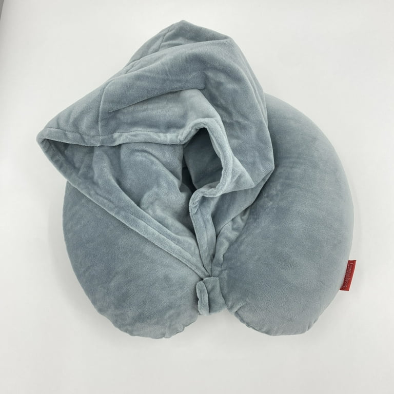 Travel hoodie clearance with neck pillow