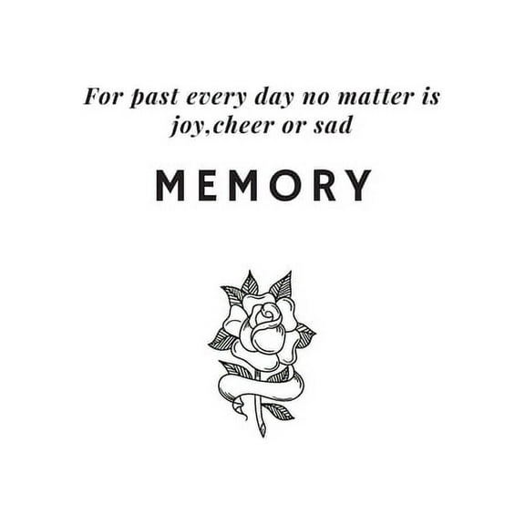 Memory: For past every day no matter is Joy, Cheer or Sad (Paperback)