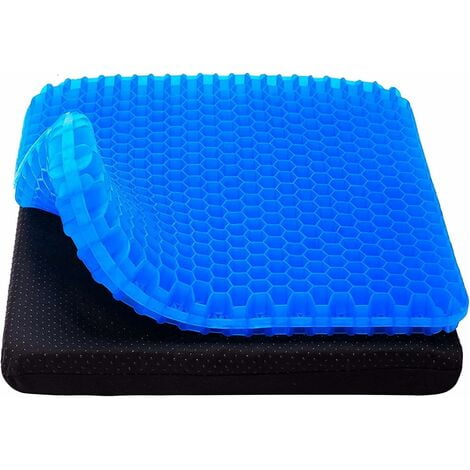 Memory Gel Seat Cushion Gel Cushion Orthopedic Ergonomic Chair Cushion for Office Car Anti Decubitus Coccyx Cushion Blue Walmart
