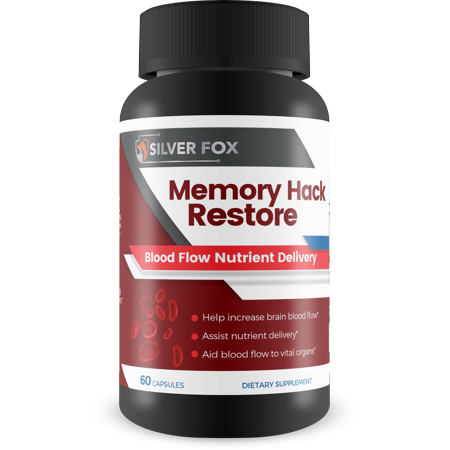 Memory Hack Restore - Blood Flow Nutrient Delivery - Help Deliver Nutrients to the Brain - Special Blend of Amino Acids to Support Increased Blood Flow, Nutrient Delivery, and Male Function
