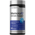 thumbnail image 1 of Memory IQ Brain Support Supplement | 60 Softgels | by Horbäach, 1 of 7