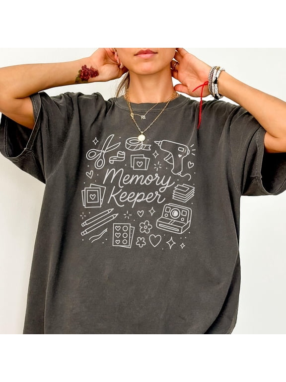 Memory Keeper Scrapbooking Shirt Cute Crafting Supplies Graphic Tee Paper Crafter Gift For
