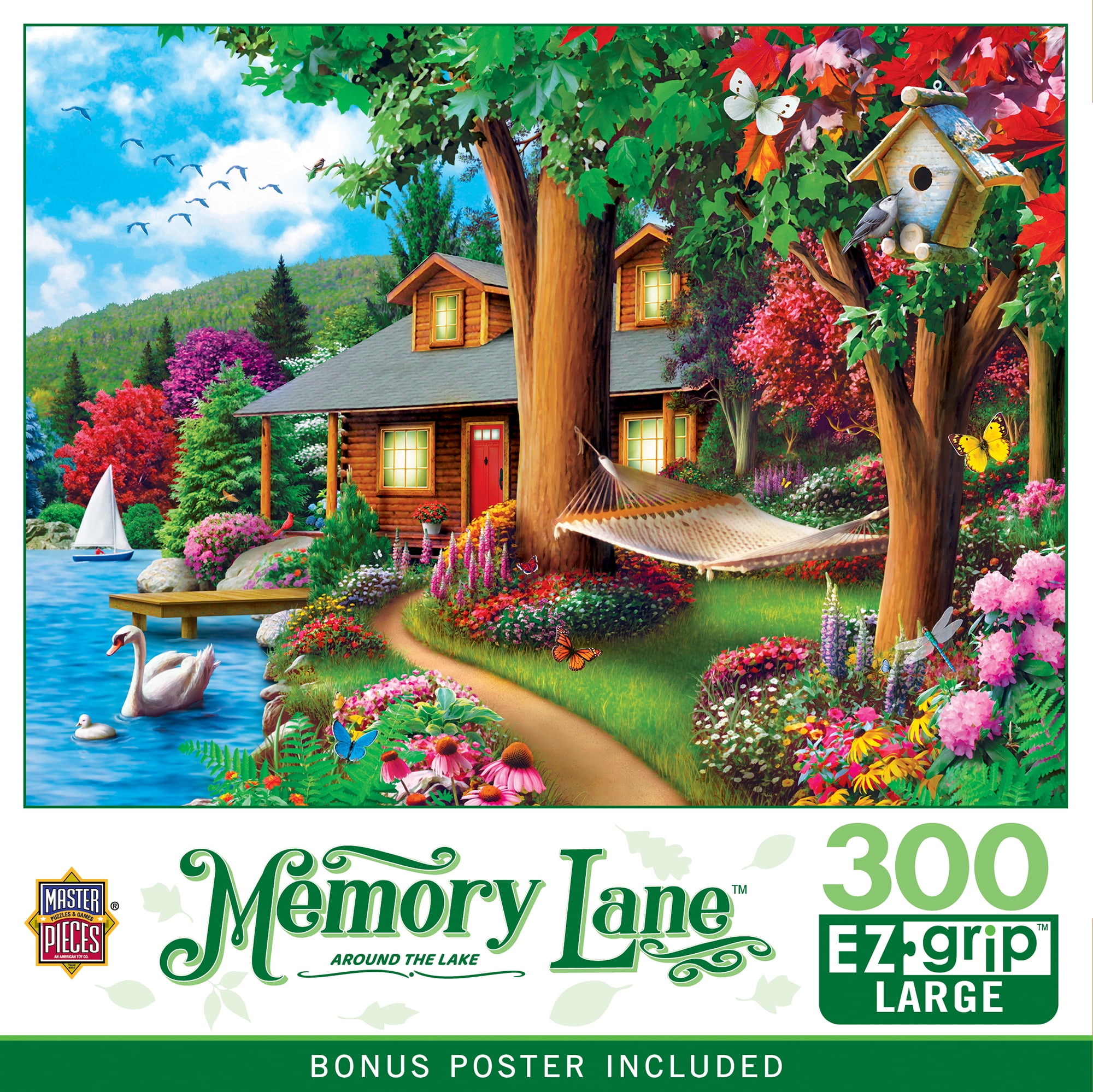 Memory Lane - Around the Lake 300 Piece EZ Grip Puzzle