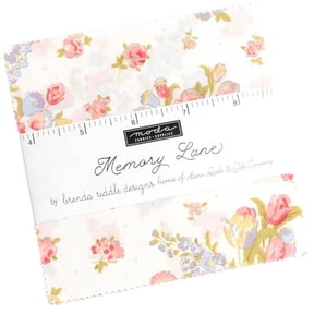 Moda Fabrics Memory Lane Charm Pack by Brenda Riddle Designs 5-inch Precut Fabric Squares (42 pcs)