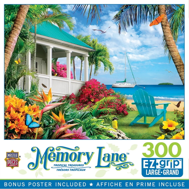 Memory Lane - Tropical Treasures 300 Piece EZ Grip Puzzle