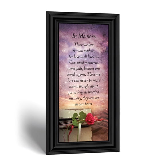 Memorial Picture Frame With Poem, Sympathy Gift for Loss of a Parent