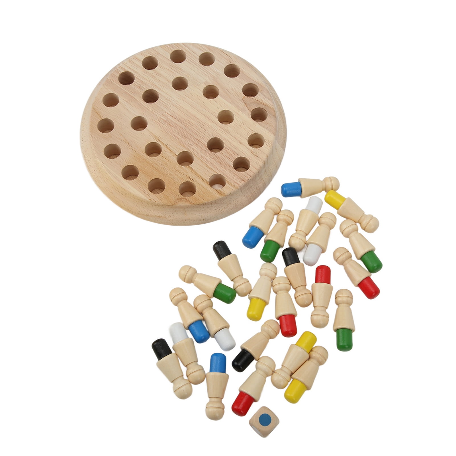 Memory Matchstick Chess Wooden Educational Intelligent Memory Chess