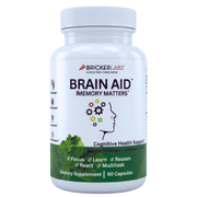 Brain Aid Memory Matters   Brain Health Supplement with Neumentix, 90 Capsules