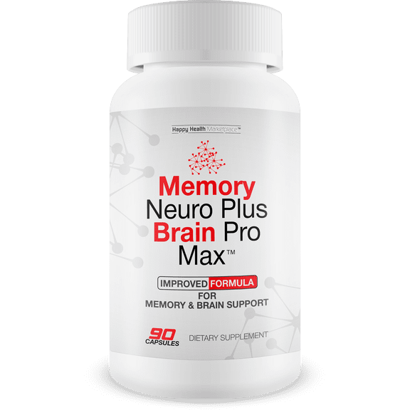 Memory Neuro Plus Brain Pro Max - Improved Memory Formula - Our Best Supplement For Clear Memories - Neuro Plus Brain And Focus Formula - Support Improve Mental Function, Clarity, Energy, And Recall