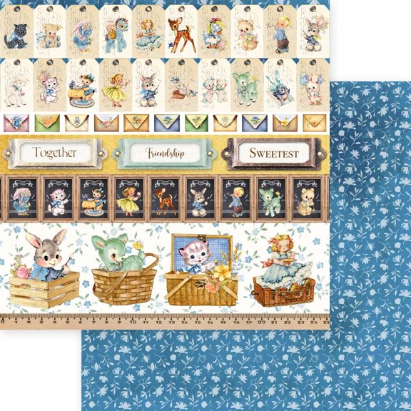 Memory Place My Deer Friends Cardstock 12"X12"-Friendship