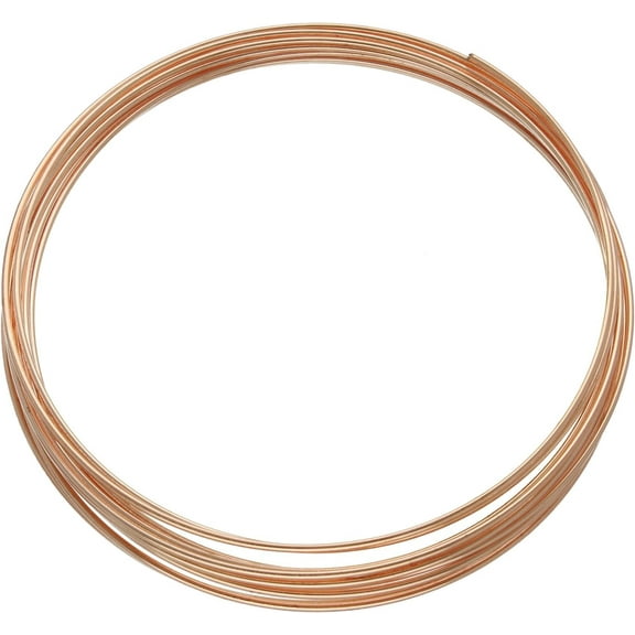 The Beadsmith Memory Wire - 2.25 Diameter - 12 Coils Each - Copper Color - Stainless Steel - Create Multi-Strand DIY Bracelet and Bangle Jewelry