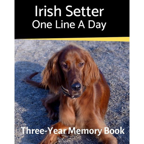 Memory a Day for Dogs Irish Setter - One Line a Day: A Three-Year Memory Book to Track Your Dog's Growth, Book 50, (Paperback)