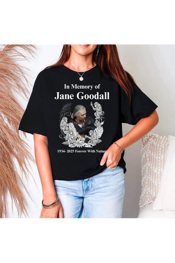 Memory of Jane Goodall Memorial T-shirt