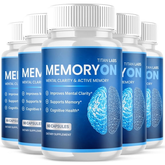 MemoryOn Advanced Brain Support Formula Supplement Memory On 300 Capsules