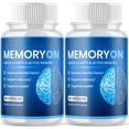 thumbnail image 1 of MemoryOn Advanced Formula Brain Support Pills Maximum Strength Supplement Memory On 120 Capsules, 1 of 8
