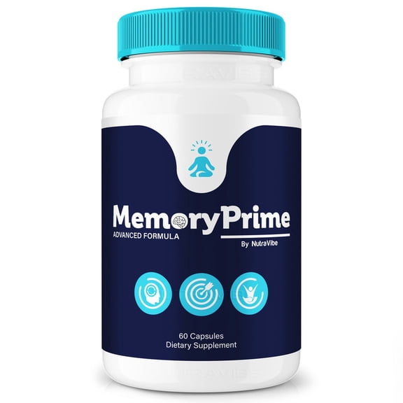 MemoryPrime – Daily Formula with a Natural Blend to Help Maintain Focus, Memory & Concentration | Clean, Gentle, Easy-to-Swallow Memory Prime Capsules for Everyday Sharpness (60 Capsules)