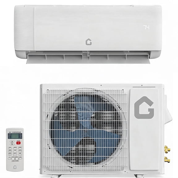 Memoryfield 12000 BTU Mini Split Air Conditioner,22 SEER2 Ductless Inverter AC, Cool Up to 750 Sq. Ft with Heat Pump System, Compatible with Alexa, White