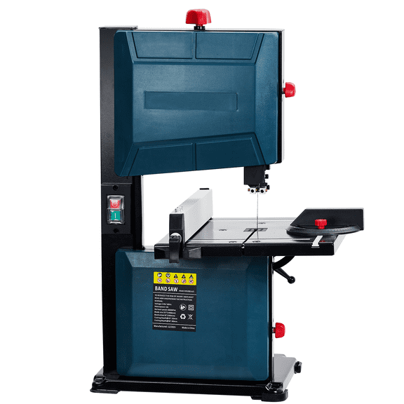 Memoryfield 8 in Band Saw, ExploreHorizon 0-45 Tilting Range, 3A & 1800RPM Pure Copper Motor Bandsaw, Benchtop Band Saw with Fence and Miter Gauge, for Woodworking Aluminum Plastic