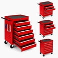 thumbnail image 1 of Memoryfield Rolling Tool Chest, 6 Drawer Tool Storage Cabinet with Locking System, Tool Cart Organizer for Garage Workshop, Red, 1 of 7
