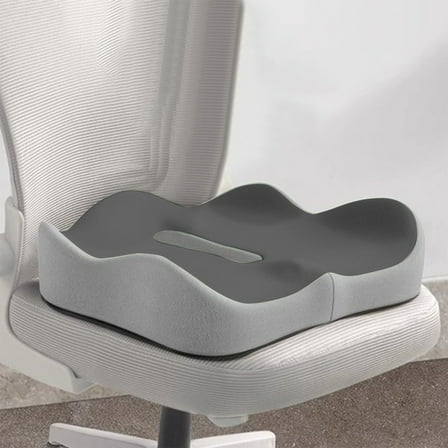 Memorys Foam Seat Cushion For Office Chair Thick Ergonomic Coccyx Support Pillow Non Slip Bottom For Car Home Wheelchair Use, Xinsrenus Under $5! Memorys Foam Seat Cushion For