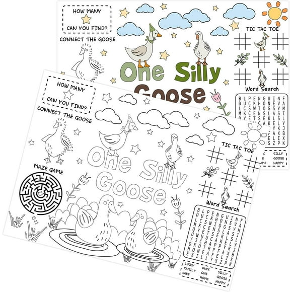 Kids Coloring Placemats