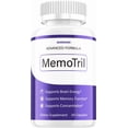 thumbnail image 1 of Memotril Capsules – Memotril Natural Blend Memory Focus Support Supplement, 1 Pack, 60 Capsules, 1 of 7