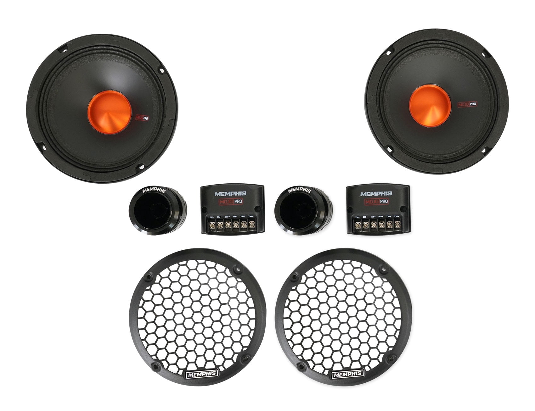 Memphis MJP6C MOJO Pro 6.5inch H20 Resist Component Set w/ 2 MJP6 ...
