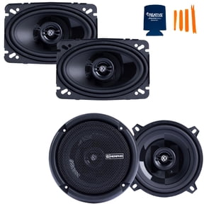 Memphis Audio 1 Pair of PRX46 4x6" Coaxial and 1 Pair of PRX5 5" Coaxial Power Reference Series Speakers