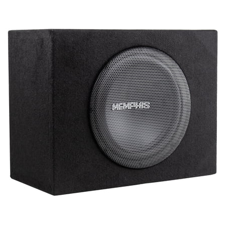 Memphis Audio 10" Loaded Enclosure Powered Subwoofer Bass System Combo SRX10SP