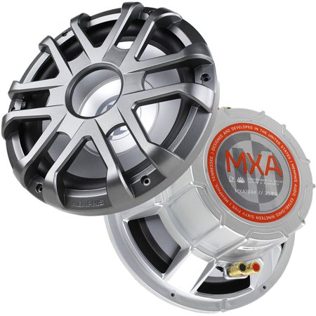 Memphis Audio 10" Marine Subwoofer 500W Max LED 4 Ohm Extreme Series 2 Pack