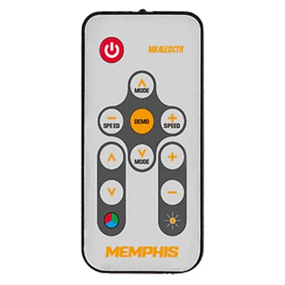 Memphis Audio 16-Mxaledctr Wireless Rf Remote Control For Mxa Subwoofer Led Ring