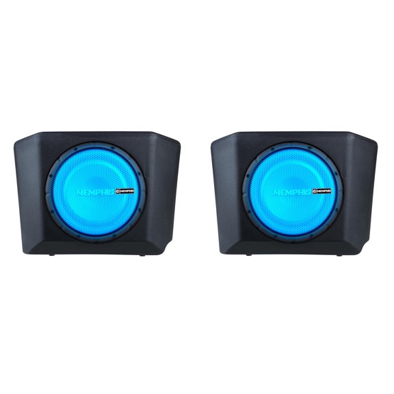 Memphis Audio 2 Qty CANAMDEF10SE (Pair) Direct Fit OEM Subwoofers Compatible With 2018+ CanAm Defender 4 Seater