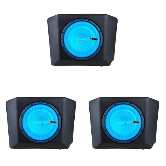 Memphis Audio 3 CANAMDEF10SE Direct Fit OEM Subwoofers Compatible With 2018+ CanAm Defender 4 Seater