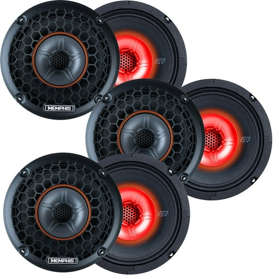 Memphis Audio 6 SRXP62WT SRX Pro Audio 6.5" Coaxial Speakers