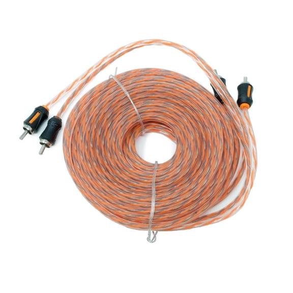 Memphis Audio ETP-21 21 ft. 2-Channel RCA Interconnect Cable for Car Audio